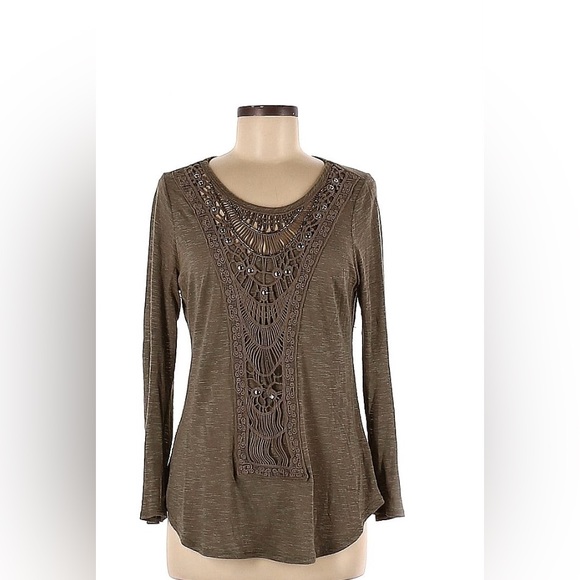 VENUS Tops - Venus Olive green long sleeve top